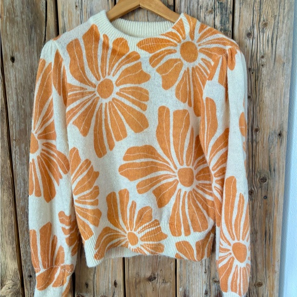 Marine Layer Sweaters - Marine Layer Alma Puff Sleeve Sweater Size Medium M